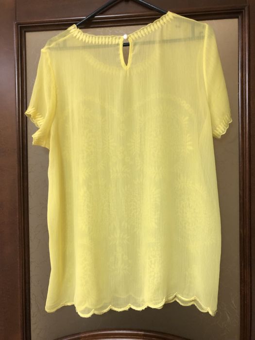 Блуза вишита жовта