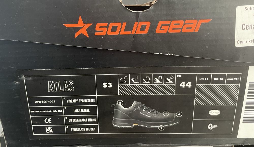 44 Buty robocze Solid gear atlas S3
