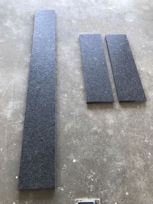 Parapet zewnętrzny granit Steel Grey Leather