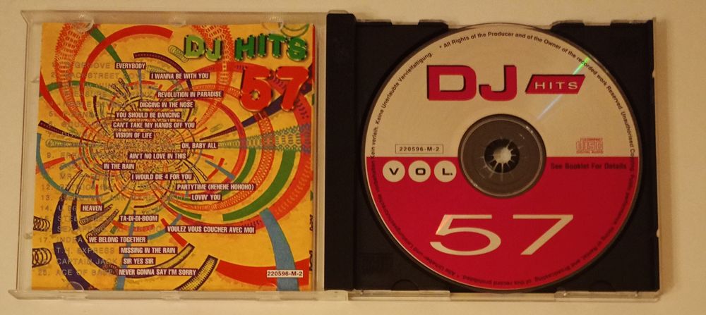 3 płyty CD 2 x Dance N-R-G i DJ Hits 57