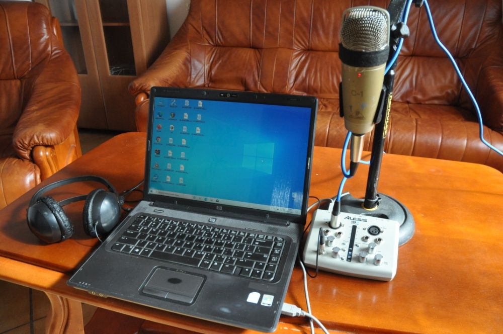 Mobilne Studio-Mikrofon Behringer,Alesis,Laptop,Słuchawki,kable!