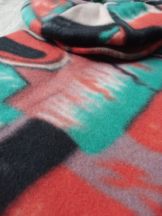 Nowy, ciepły, polarowy komplet damski Vintage czapka z daszkiem i szal