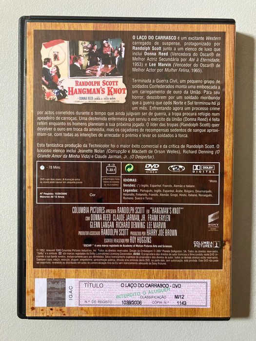 [DVD] O Laço do Carrasco (The Hangman's Knot)