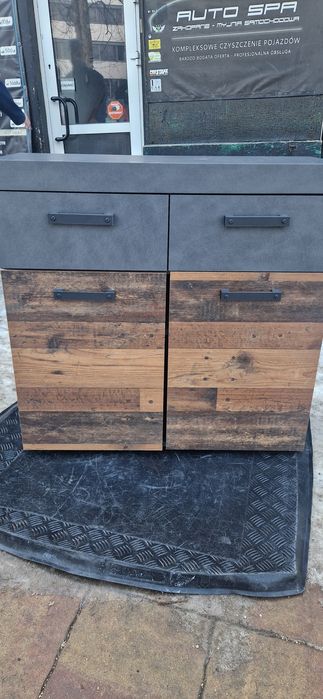 Szafka Szafka na buty z szufladami styl retro Hindon