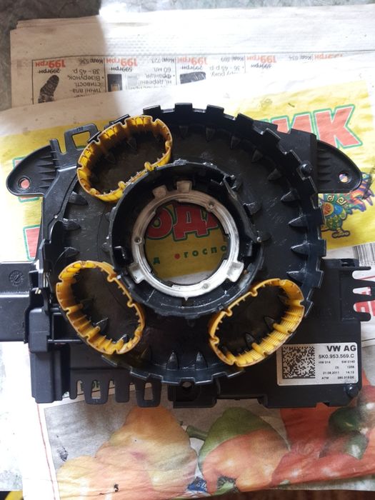 Шлейф руля 5K0953569C, Подрулевой блок VW / Skoda / Audi