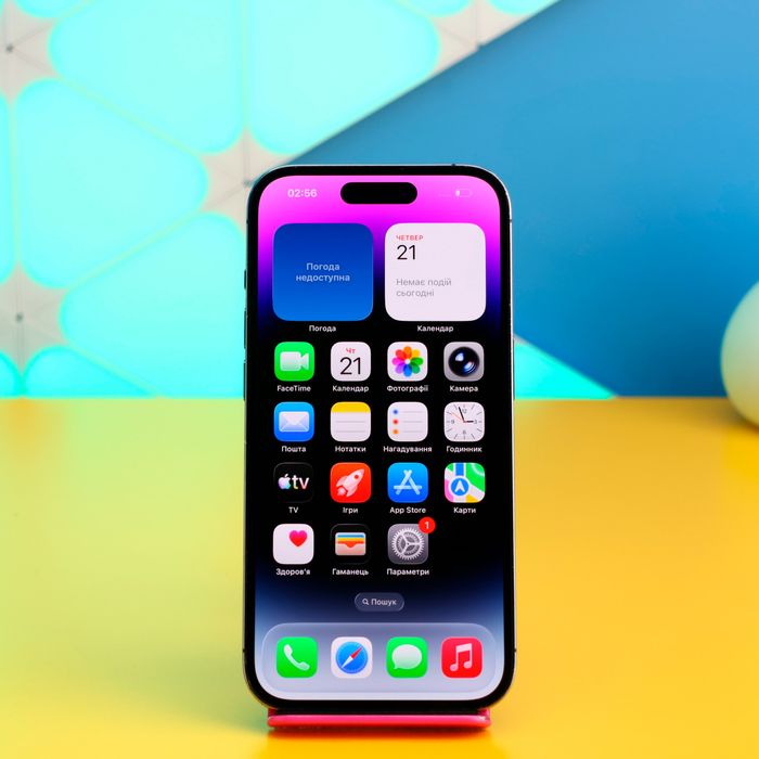 Смартфон Apple iPhone 14 Pro 128GB Deep (165505) Б/У З ГАРАНТІЄЮ