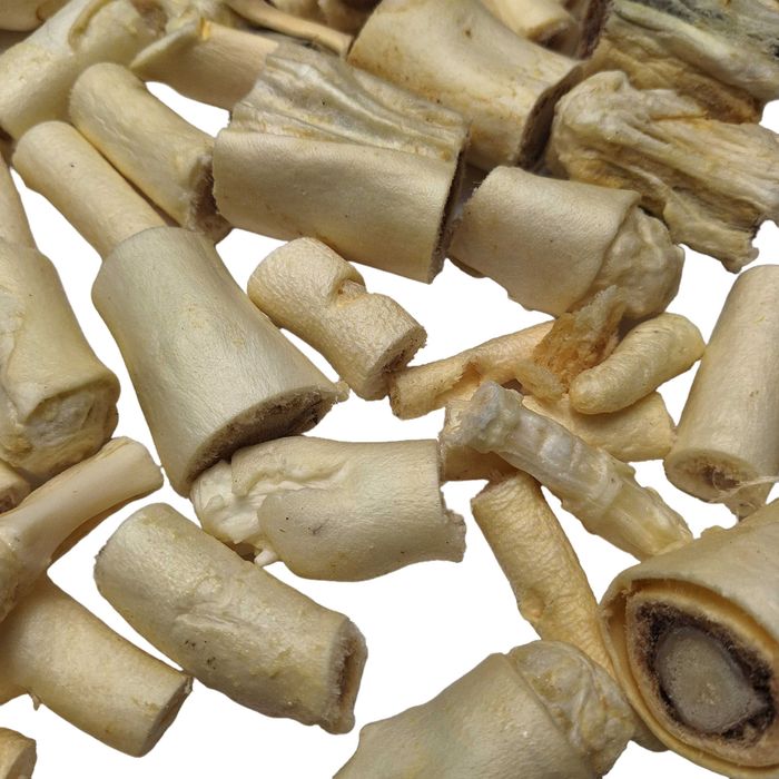 Ogon wołowy Biały kawałki 3-5cm 200g Przysmak dla psa