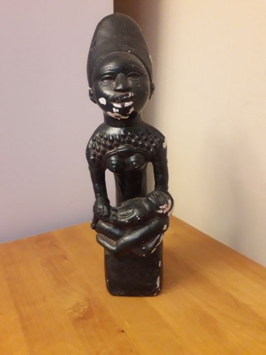 Afryka figurka gips