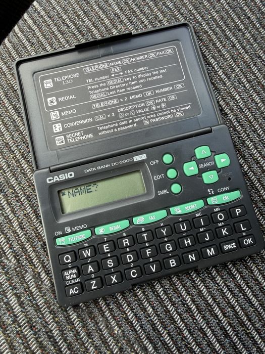 Casio data bank dc 2000 130