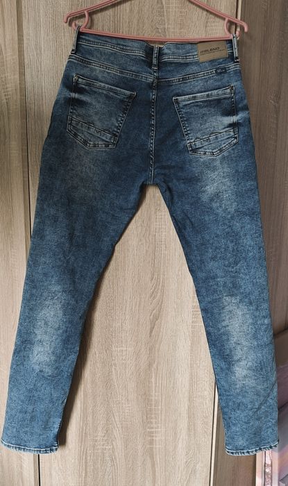 Spodnie jeansowe młodzieżowe męskie dostawa gratis