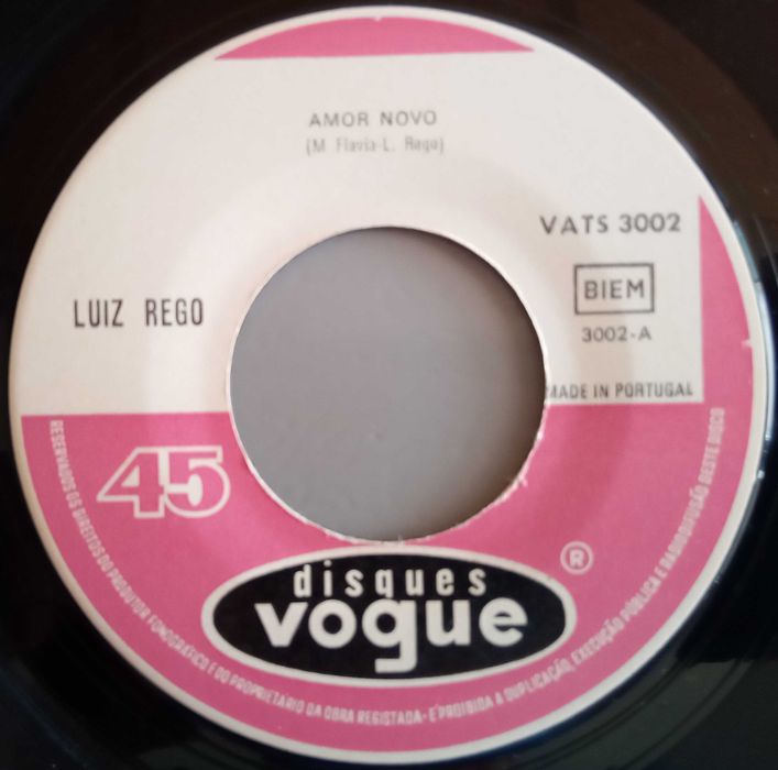 Luiz Rego	- - - - -	Amor Novo	- - - - -	Single