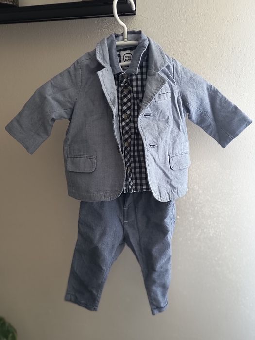 Garniturek / Ubranko / Komplet do chrztu dla chłopca 68