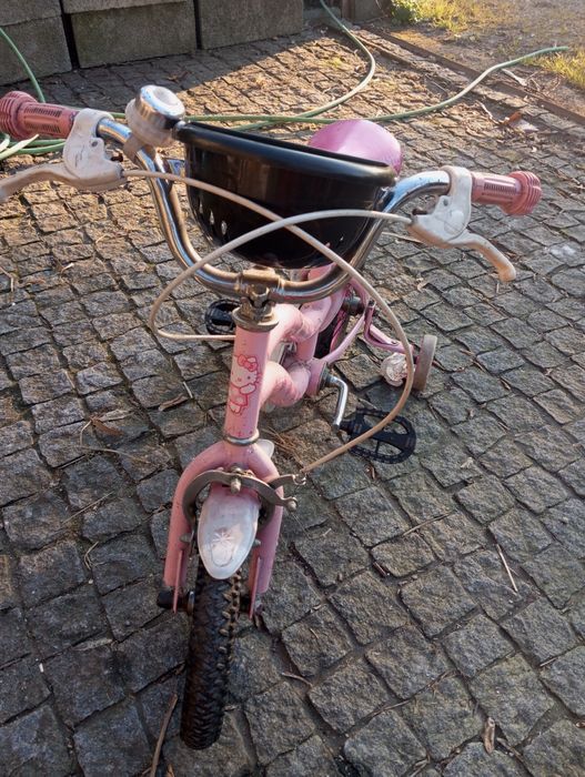 Bicicleta de menina hello Kitty