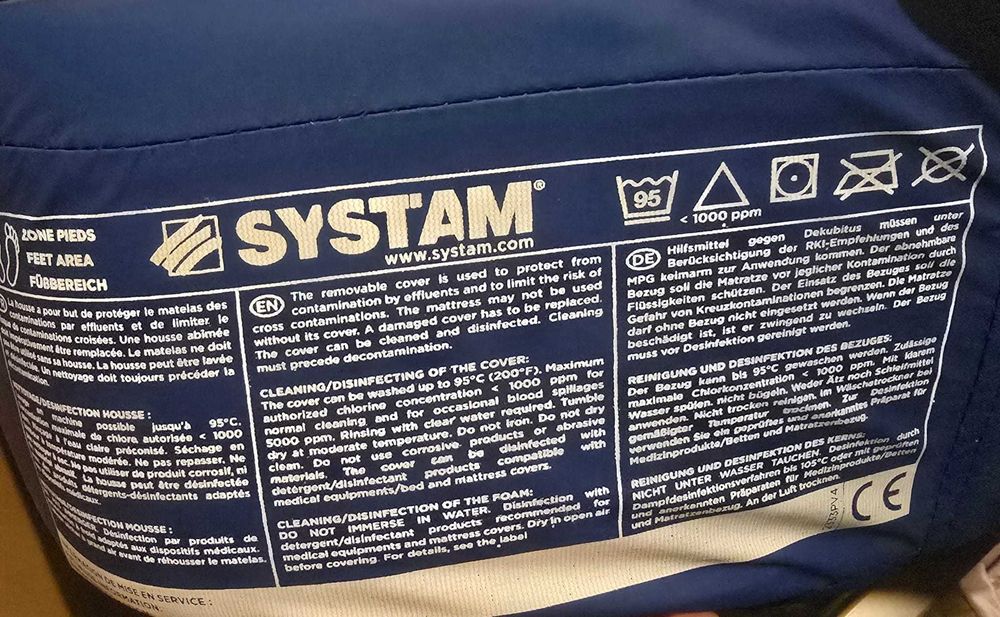 Colchão anti escaras Espuma Visco Elástica VISCOFLEX SYSTAM