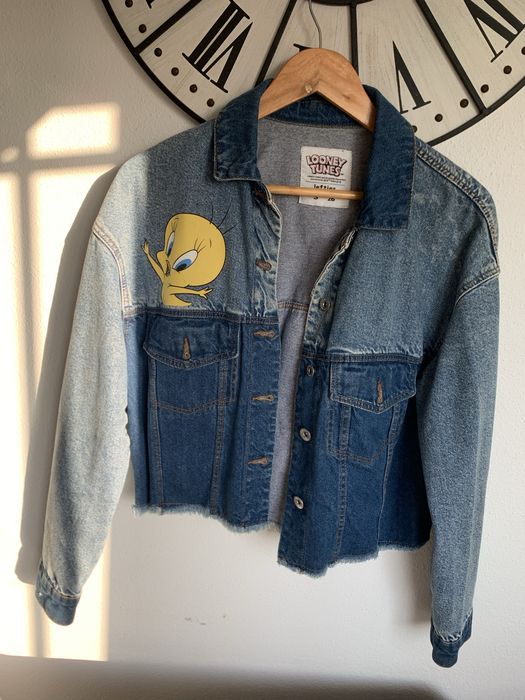 Looney Tunes Denim Jacket Size 36