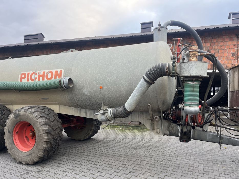 Beczka beczkowóz pichon 12000 litrow tandem ramię napelniajace