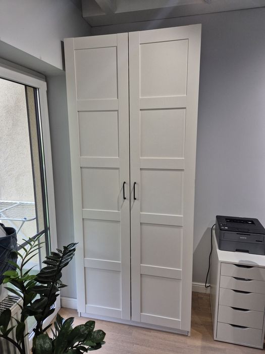 Szafa ikea pax z szufladami100x58x235 cm kosze drazek polka