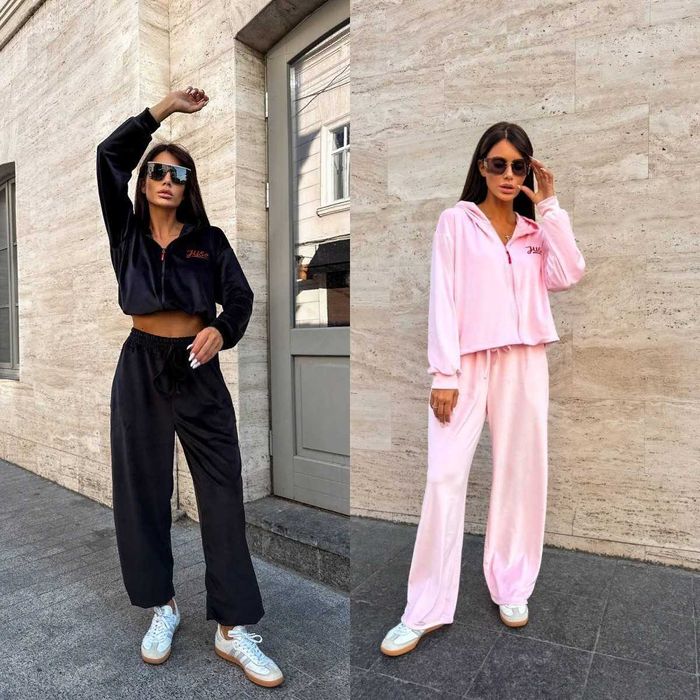 Опт и розница! Велюровий костюм з вишивкою + Подарок*