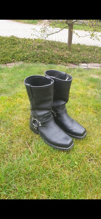 Buty motocyklowe skórzane