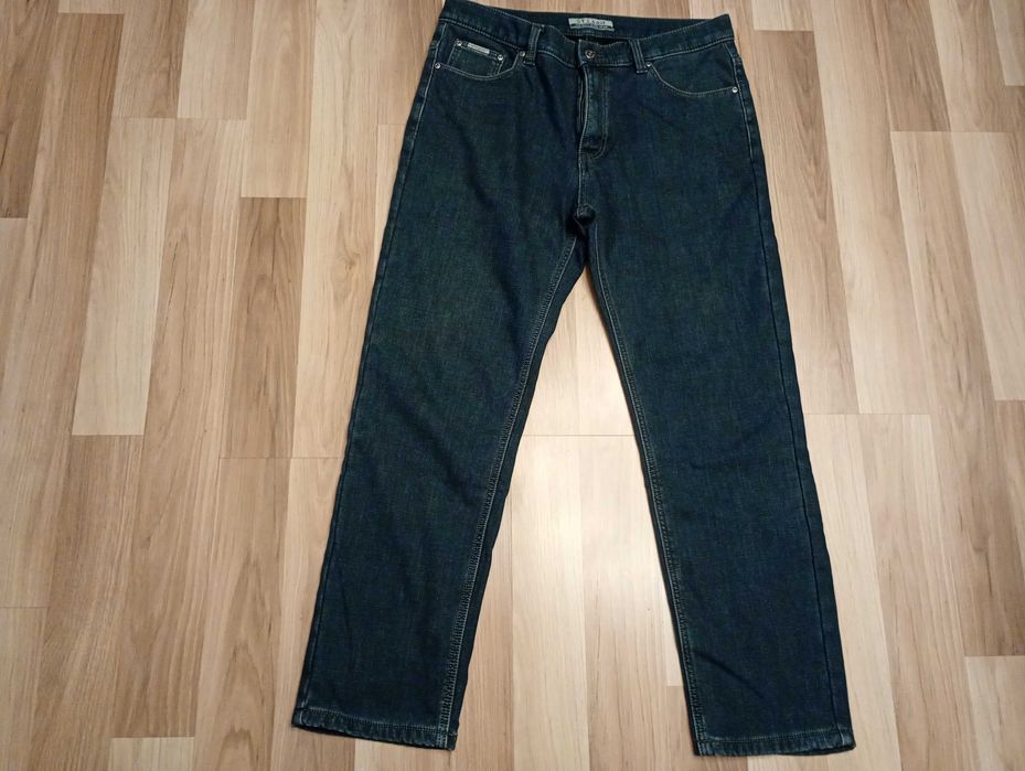 Spodnie jeansowe męskie ocieplane rozmiar 35