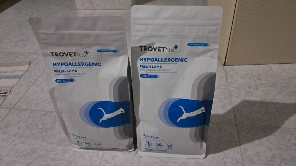 Ração Trovetplus fresh lamb hipoalergénica gatos