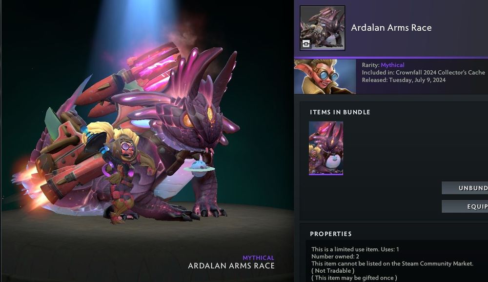Dota 2 Crownfall 2024 Collector's Cache set набори: 70 грн. - Герої ...