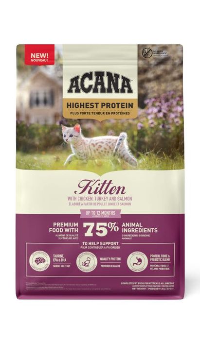 Acana Highest Protein Kitten 1,8 кг їжа для кошенят корм
