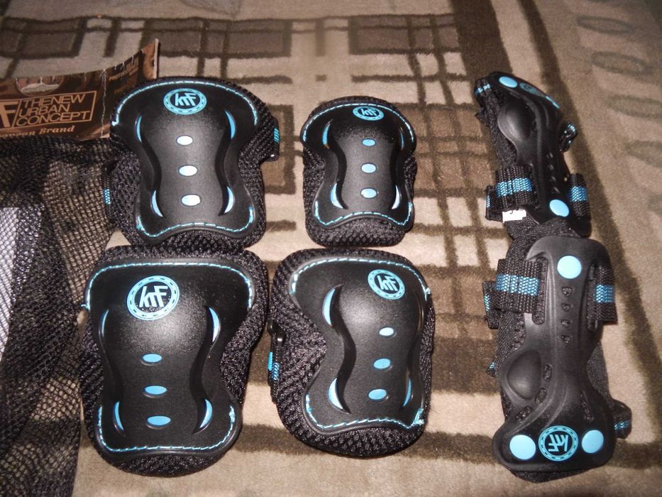 Wyprzedaż->Ochraniacze dla dzieci rolki/rower/WROTKI zestaw KRF rozm S