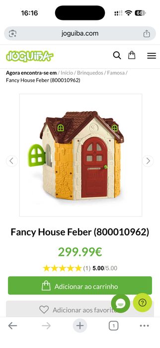 Casa de brincar Fancy House Feber