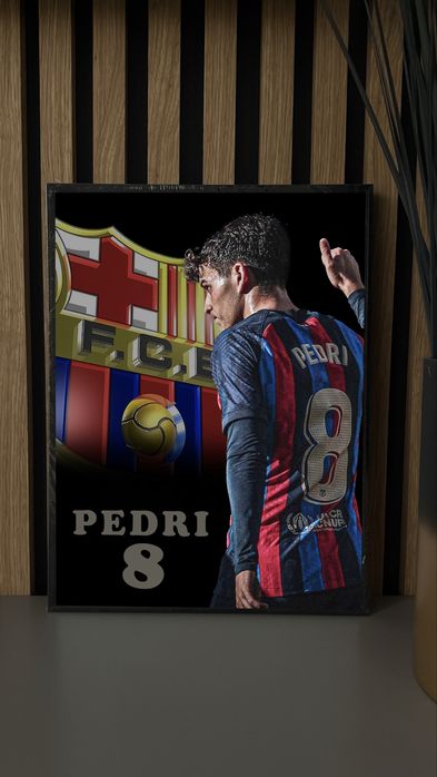 Pedri FCB plakat