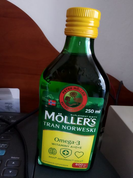 Mollers tran norweski cytrynowy 08.2027