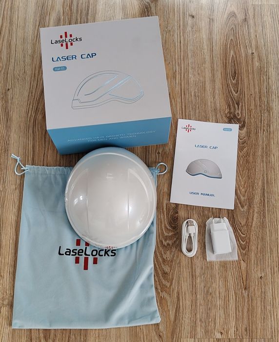 Kask Laserowy LaseLocks na wypadanie i porost włosów