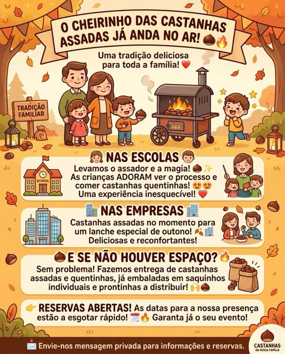 Castanhas assadas
