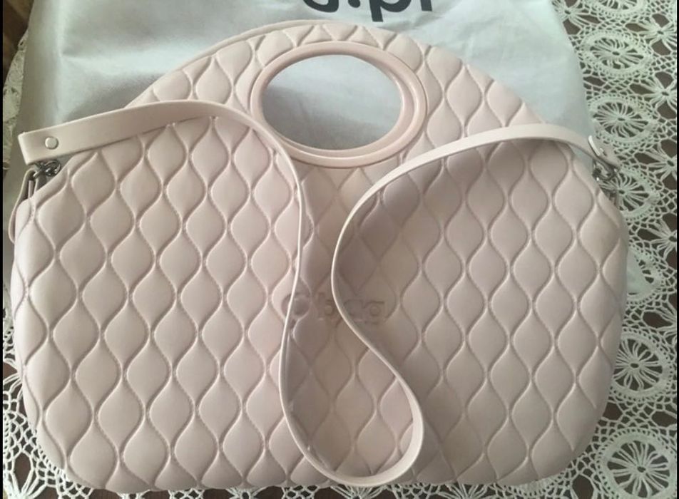 Obag moon rosa smoke pikowany