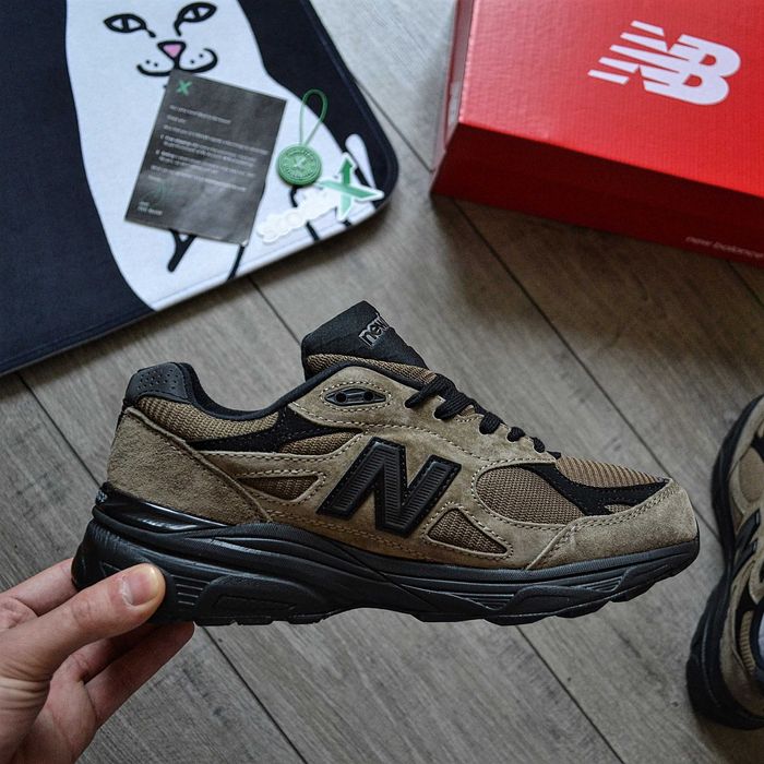 Мужские кроссовки JJJJound x New Balance Made In USA 'Brown\Black'