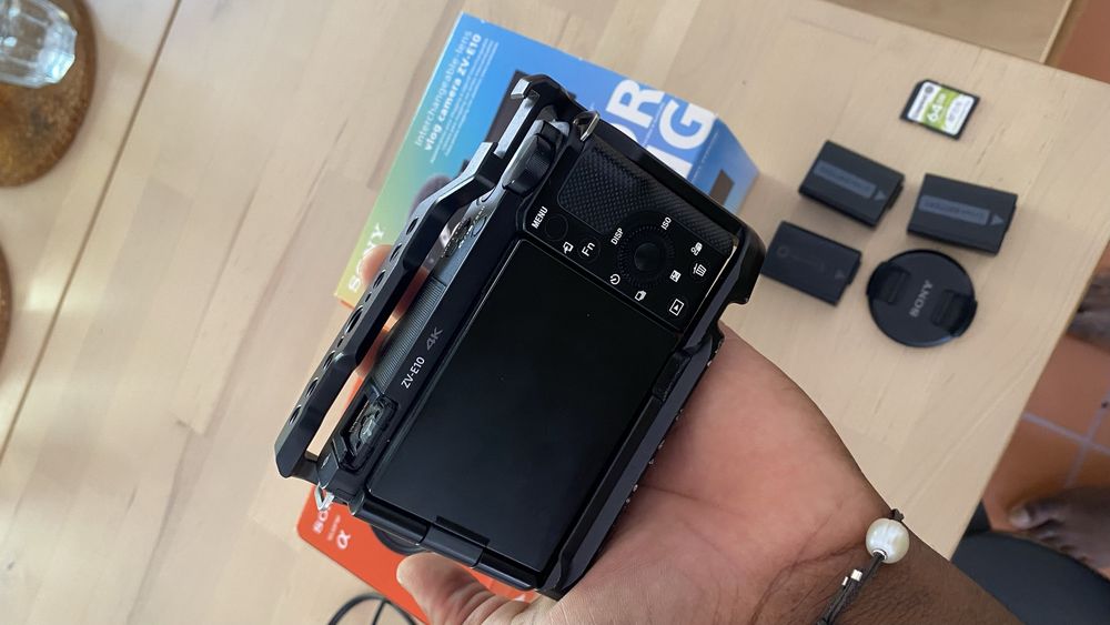 Sony zve10 como nova