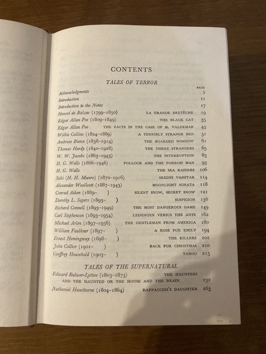 Livro Great Tales of Terror and the supernatural - Herbert A. Wise