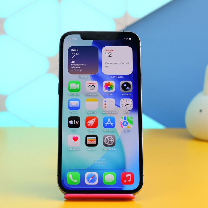 Смартфон Apple iPhone 12 Pro 128GB Graphite (158118) Б/У З ГАРАНТІЄЮ