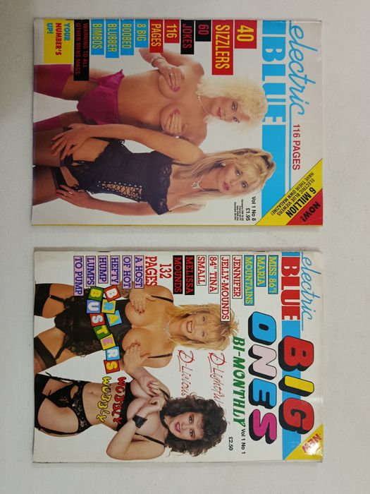 6 Revistas ELECTRIC BLUE (sexo/erotismo)