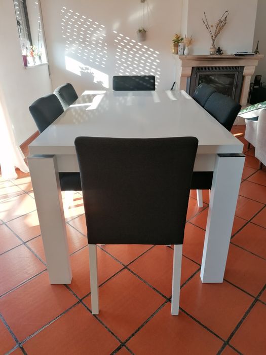 Mesa sala Baviera Branca