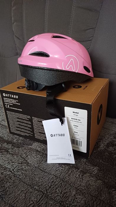 Kask  dla dziewczynki firmy Attabo