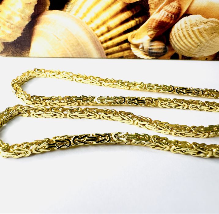Złoty łancuszek 14k Królewski 60 cm