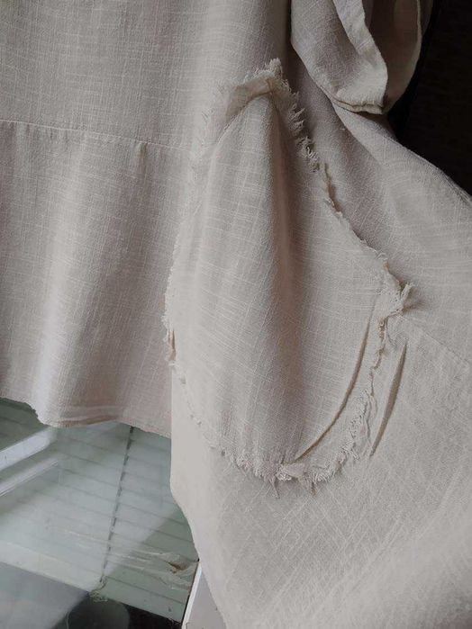 Туника  летняя хлопковая асимметричная размер 50-52-54 бавовна