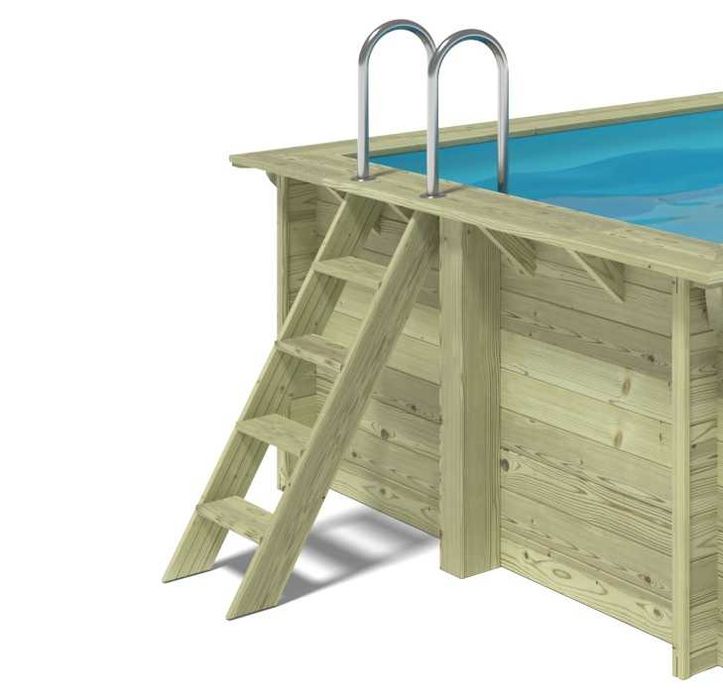 Basen ogrodowy drewniany Aqua 4,65x2,85 H.1,24 m BAS7306OSPI