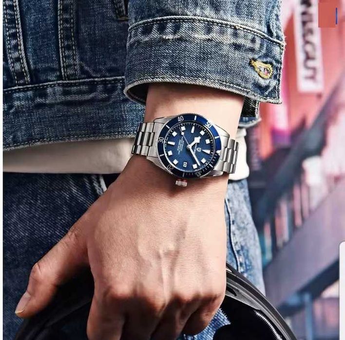 Zegarek automatyczny Pagani Design PD-1671 BLUE| NH35 10ATM SZAFIR