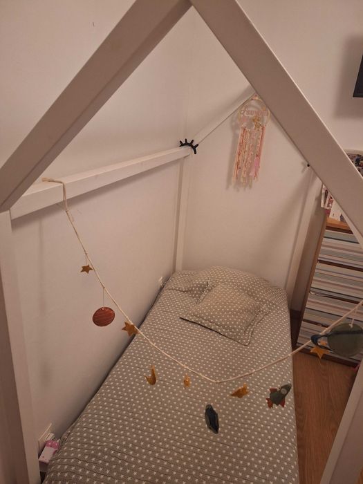 Cama Infantil Montessori + estrado + colchão