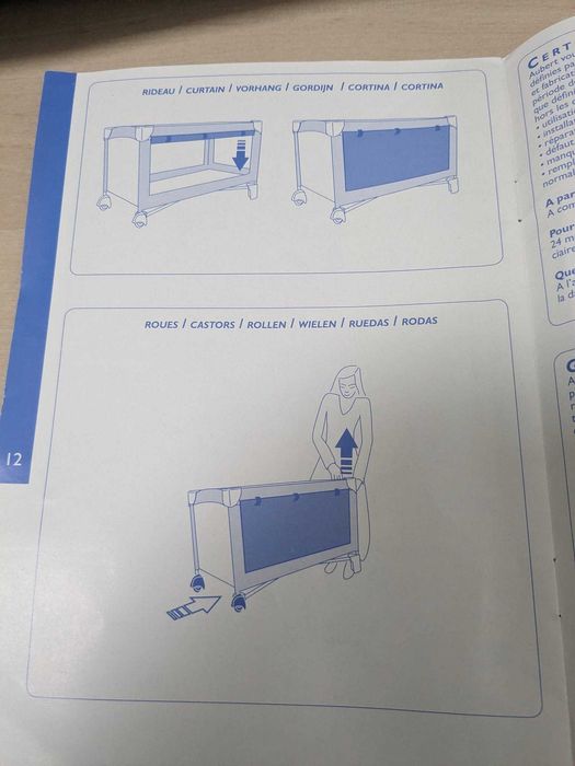 Cama de viagem para bebé Deluxe Aubert Concept