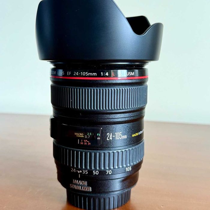 Objetiva Canon EF 24-105mm f/4L IS USM (como nova)