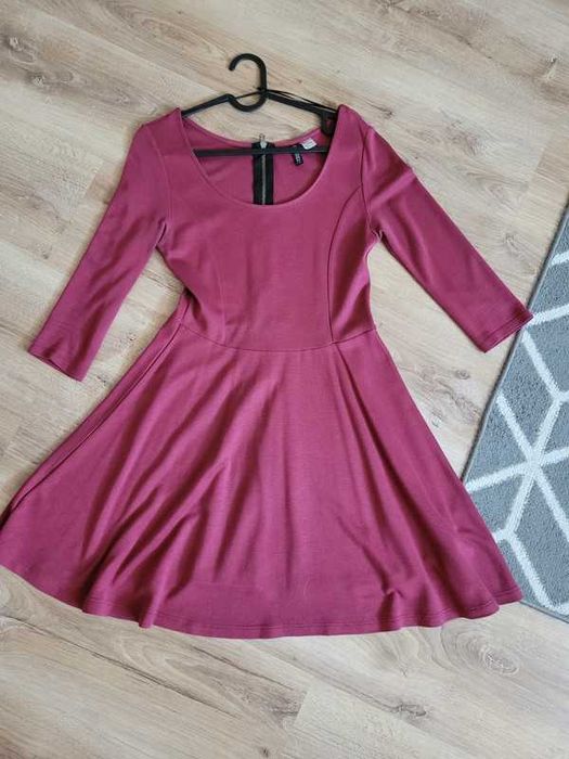 Bordowa sukienka r.36 H&M