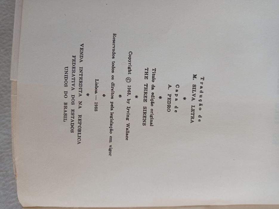 As três sereias - Irving Wallace